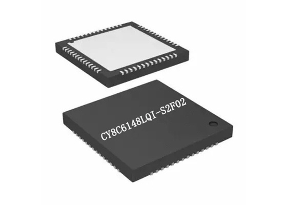 CY8C6148LQI-S2F02 32ビット二重中心の抜け目がないマイクロ制御回路IC 68-VFQFNパッケージ