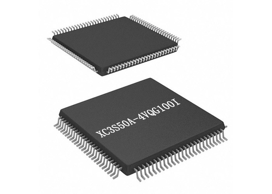 表面の台紙によって統合されるIC 100-TQFP XC3S50A-4VQG100Iのシステム内プログラム可能なゲート・アレーIC
