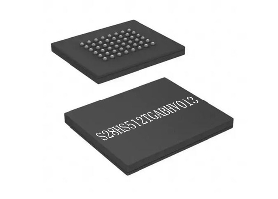 高速CMOS S28HS512TGABHV013のフラッシュ記憶IC 24FBGA集積回路の破片