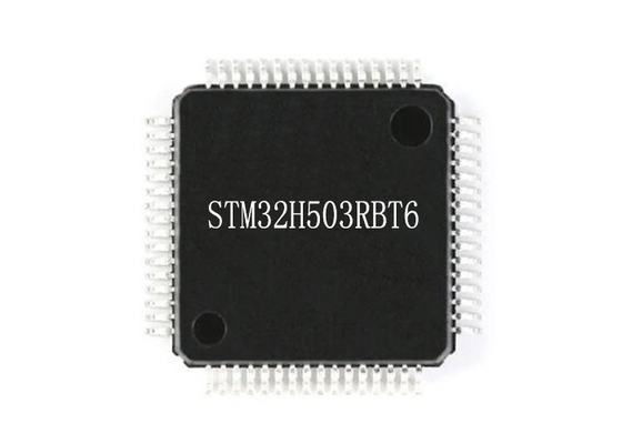 マイクロ制御回路MCU STM32H503RBT6 LQFP64 250MHzマイクロ制御回路IC 128KBフラッシュ