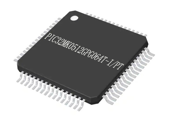 単心PIC32MK0512GPG064T-I/PTのマイクロ制御回路MCU 64TQFPマイクロ制御回路IC