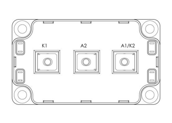1200V 車載 IGBT モジュール MSCDC450A120AG 整流器 ダイオード アレイ モジュール 450A