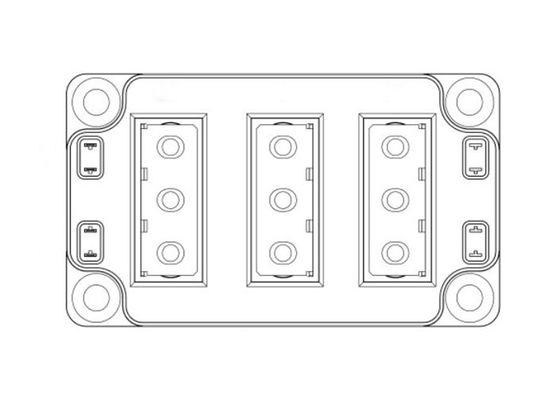 自動車IGBTモジュールMSCSM170DUM039AG 2Nチャネルの共通のソースMOSFETは配列する