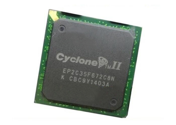 672-FBGA EP2C35F672C8のサイクロンIIのシステム内プログラム可能なゲート・アレー260MHz FPGA破片