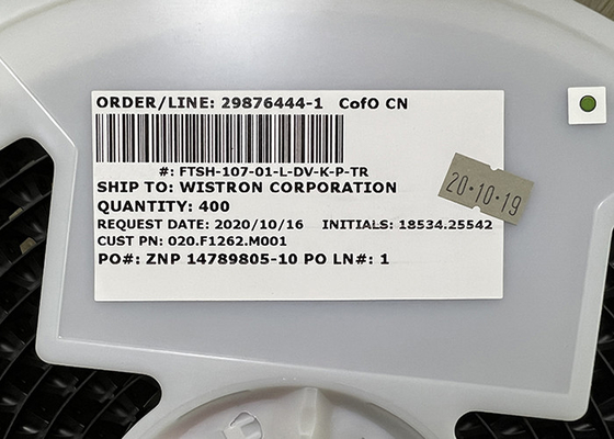FTSH-107-01-L-DV-K-P-TR ICの破片14の位置の表面の台紙ヘッダーのコネクター