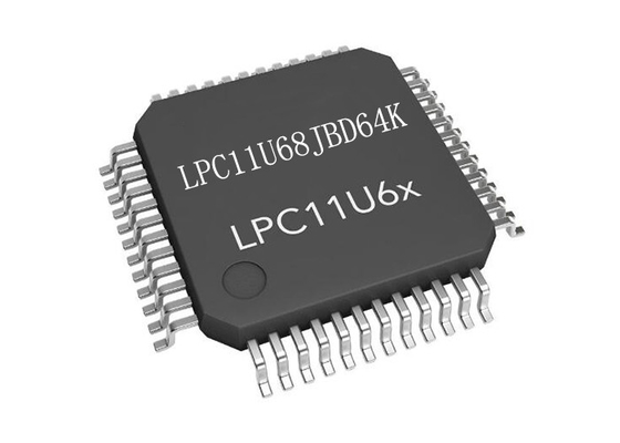 ICはLPC11U68JBD64K 64-LQFPのマイクロ制御回路MCU 50MHz単心の腕の皮質M0+を欠く