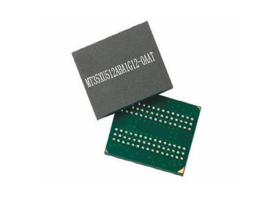 24-TBGA MT35XU512ABA1G12-0AAT 200MHzのフラッシュ記憶IC 512Mbit Xccelaバス