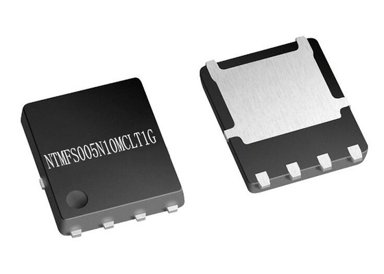 単一のN-ChannelのトランジスターNTMFS005N10MCLT1G力MOSFET 5-DFN ICの破片