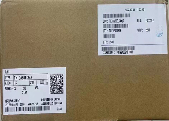 統合回路チップ TK10A80E NチャネルMOSFET 800V 10Aトランジスタ