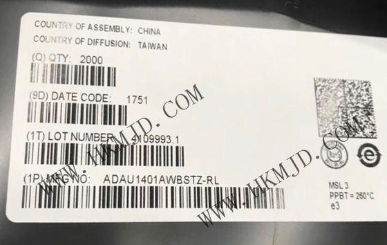 マイクロコントローラー MCU ADAU1401AWBSTZ 全機能 SigmaDSP オーディオプロセッサ 48-LQFP