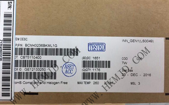 ワイヤレス通信モジュールBCM43236BKML1G 双バンド単チップRF SoC