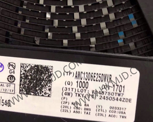 統合回路チップ AMC1306E25DWVR 16b CMOS シリアル・アイソレートモジュール 8-SOIC