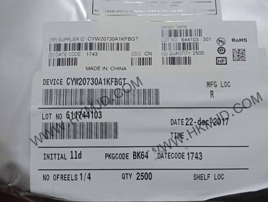 無線通信モジュール CYW20730A1KFBGT 2.4GHz シングルチップBTトランシーバー