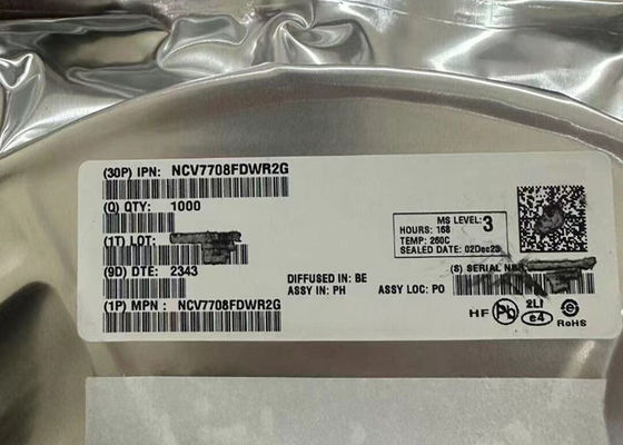 統合回路チップ NCV7708FDWR2G 500mA ダブルヘックス半ブリッジドライバー 28-SOIC