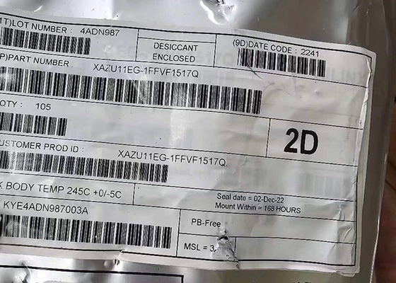 XAZU11EG-1FFVF1517Q 256KB 四コア組み込み SoC FPGA IC 1517-BBGA パッケージ