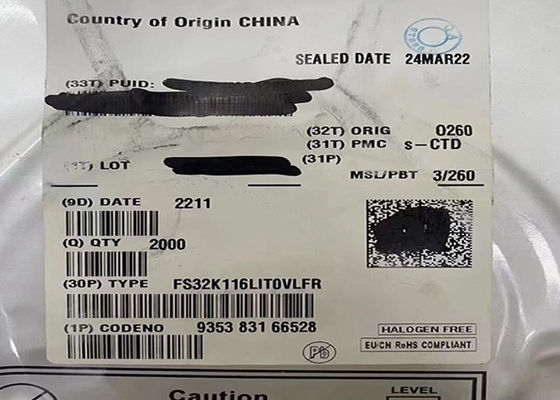 マイクロコントローラ MCU FS32K116LIT0VLFR 48MHz ARM コルテックス-M0+ S32K マイクロコントローラ IC 48-LQFP