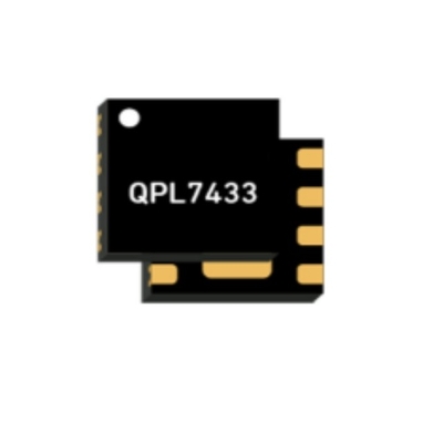 ワイヤレス通信モジュール QPL7433 45MHz から 3.3GHz 17.5dB 低騒音増幅器