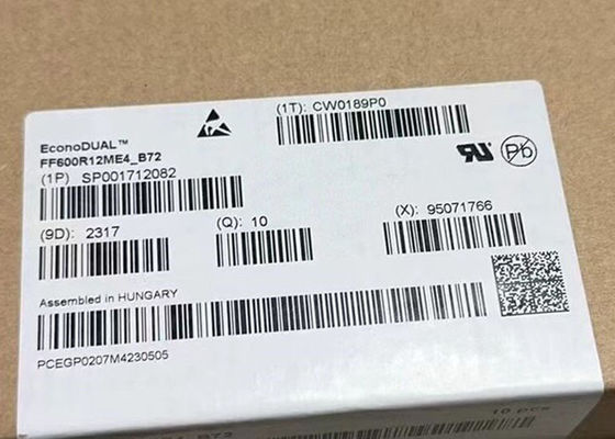 自動車用IGBTモジュール FF600R12ME4B72 ハーフブリッジ 1200V シャーシマウント 1200A 20mW IGBTモジュール