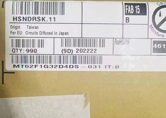 メモリIC チップ MT62F1G32D4DS-031 IT:B オートモーティブ LPDDR5 32Gbit パラレルメモリIC