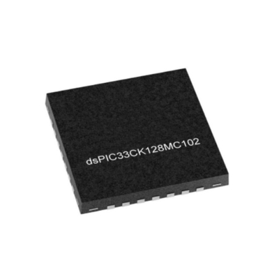 マイクロコントローラー MCU DSPIC33CK128MC102-I/M6 CAN 柔軟なデータレートを持つデジタル信号コントローラ