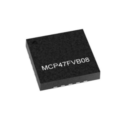 統合回路チップ MCP47FVB08-E/MQ 8 ビット オクタル出力 DAC I2C インターフェイス