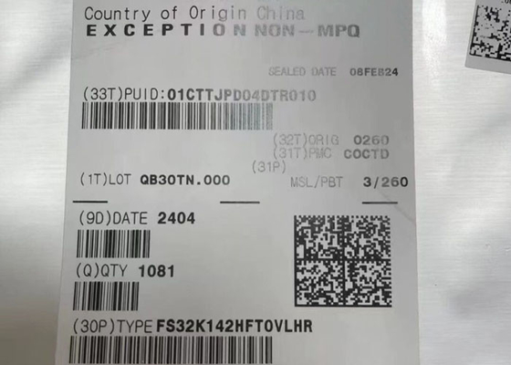 マイクロコントローラ MCU FS32K142HFT0VLHR S32K1 自動車用汎用マイクロコントローラ