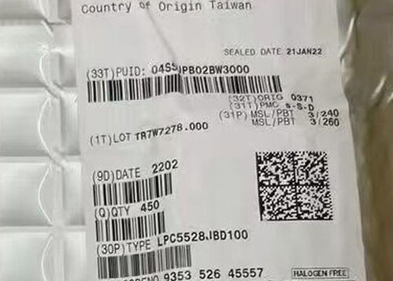 LPC5528JBD100 マイクロコントローラー MCU 150MHz アームコーテックス-M33 マイクロコントローラー HLQFP-100