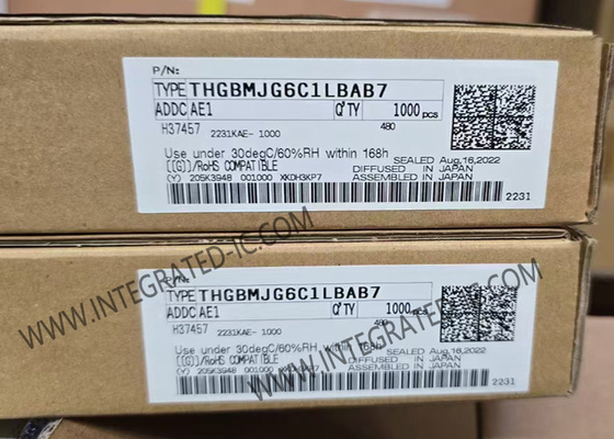 THGBMJG6C1LBAB7 メモリICチップ 3.3V 64Gビット自動車NANDフラッシュシリアルe-MMCメモリ