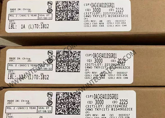 統合回路チップ DAC43401DSGRQ1 8ビット自動車スマートDAC 8-WSON