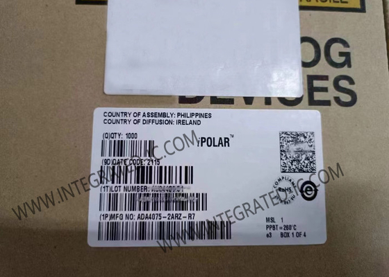 ADA4075-2ARZ 集積回路チップ 6.5MHz 低電源の超低音量増幅器