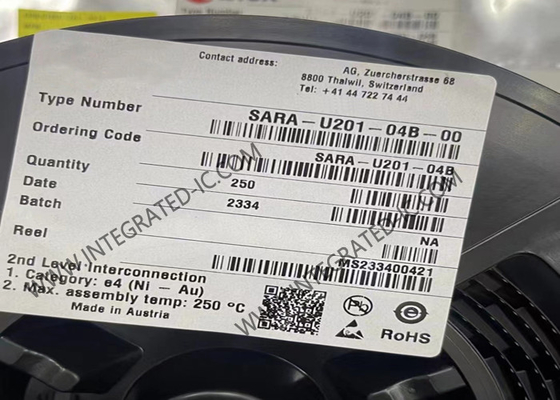 SARA-U201-04B-00 無線通信モジュール 2Gフォールバック付きHSPA/GSMモジュール