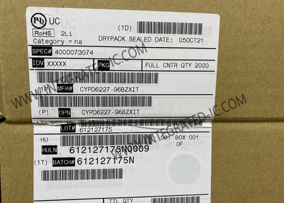 CYPD6227-96BZXI 統合回路チップ 双ポートUSB型CコントローラIC VFBGA96