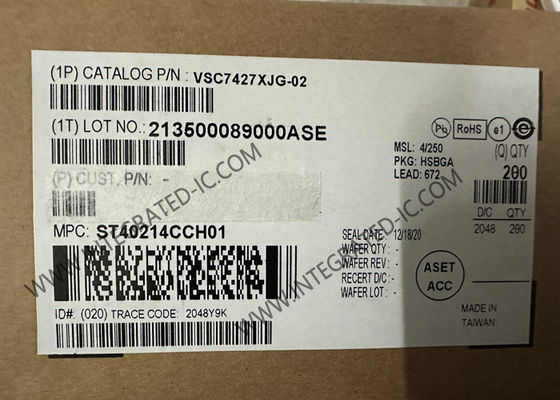 イーサネットIC VSC7427XJG-02 26ポート ギガビット イーサネット管理層2 スイッチIC 表面マウント