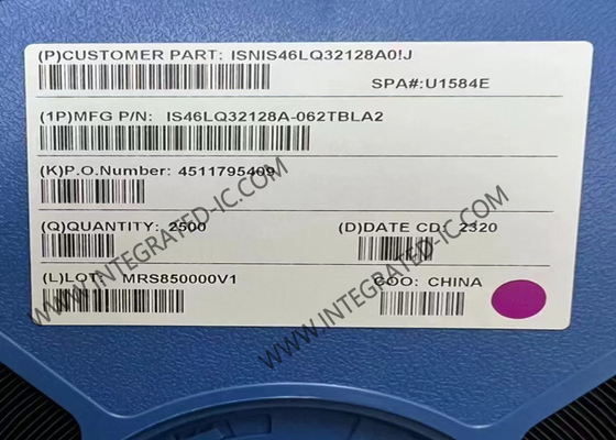 メモリICチップ IS46LQ32128A-062TBLA2 4Gbit 1.6GHz 3.5ns SDRAMモバイルメモリIC