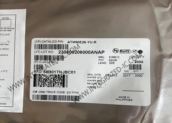 ATM90E26-YU 統合回路チップ エネルギー計測IC SSOP-28 シングルフェーズ計測IC