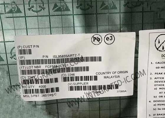 ISL95855AIRTZ 集積回路チップ 0V から 1.52V までの電圧調節器 IMVP8TM CPU