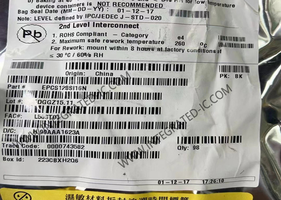 EPCS128SI16NメモリICチップ 128Mb 40MHz シリアル構成 フラッシュメモリ SOIC-16