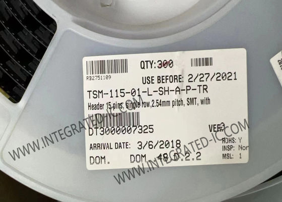 TSM-115-01-L-SH-A-P-TR コンネクタ E.L.PTM 高交配サイクルコンネクタ 15POSピンヘッダー