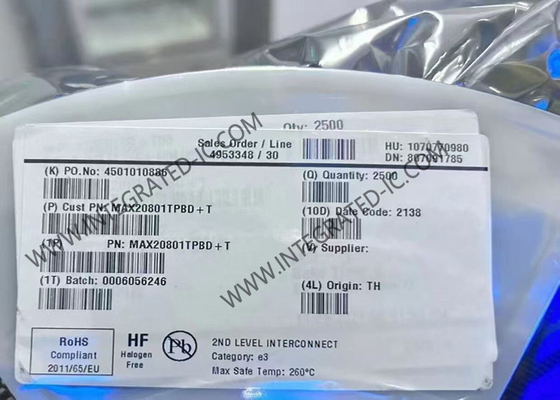 MAX20801TPBD 統合回路チップ 1.5V から 18V MPP トレイキング DC-DC 変換器