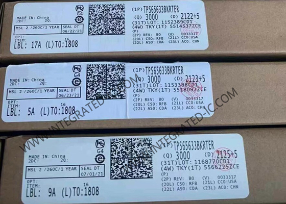 TPS65633BKRTER 集積回路チップ 4.5Vから4.8Vの高VI変換器