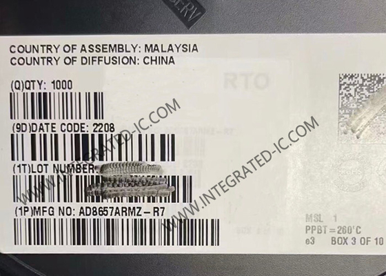 AD8657ARMZ 統合回路チップ 18V 動作増幅器 MSOP-8 精密増幅器