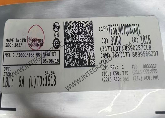 統合回路チップ TPS62407QDRCRQ1 固定 VOUT ダブルバック 切り替え制御IC