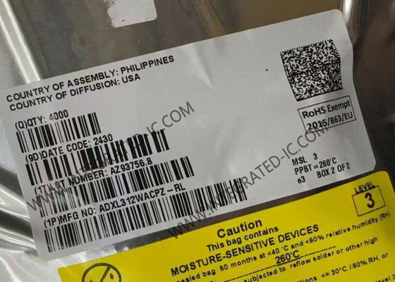 ADXL312WACPZ センサーIC 超低電源 3軸デジタル加速器 LFCSP-32