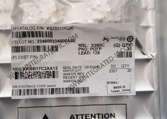 5Port 集積回路チップ KSZ8895RQXI KSZ8895 マネージド イーサネット スイッチ IC