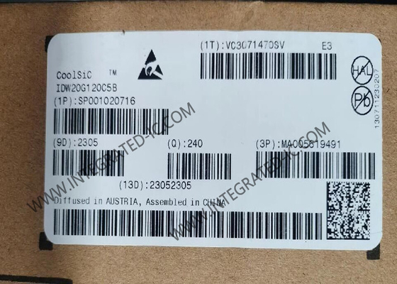 IDW20G120C5B 集積回路チップ 1200V 20A 電気自動車の充電用シリコンカービッド・ショットキーダイオード