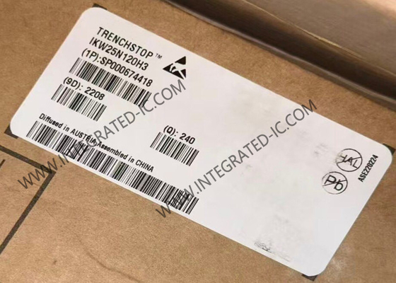 統合回路チップ IKW25N120H3 1200V IGBT トランジスタ TO-247 パッケージの反平行ダイオード