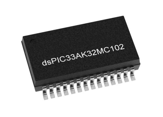 DSPIC33AK32MC102T-E/SS マイクロコントローラー MCU 32ビットデジタル信号コントローラー SSOP28