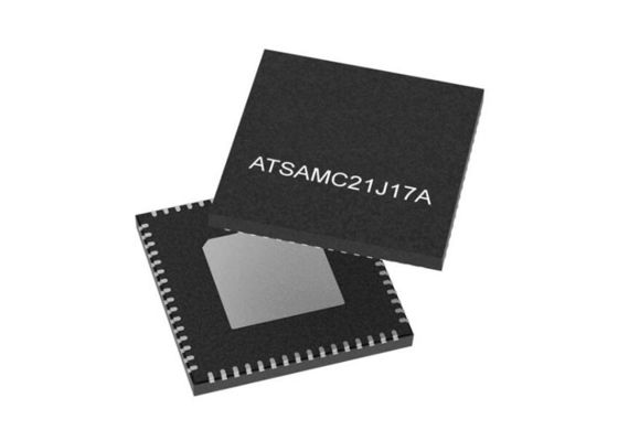ATSAMC21J17A-MU マイクロコントローラー MCU 32ビット ARM Cortex M0 MCU VQFN64 組み込みMCU