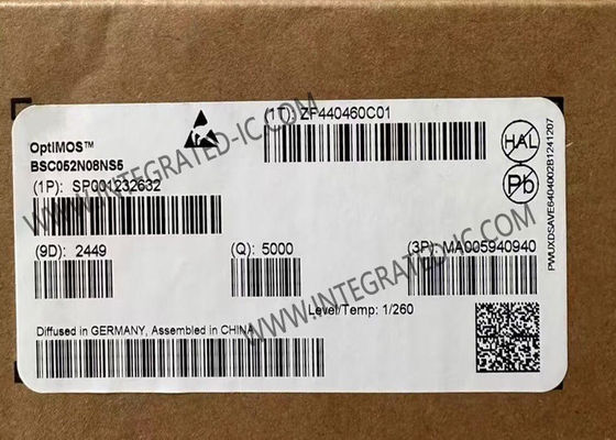 BSC052N08NS5 集積回路チップ 80V OptiMOS™ 5 パワーMOSFETトランジスタ 通信アプリケーション向け