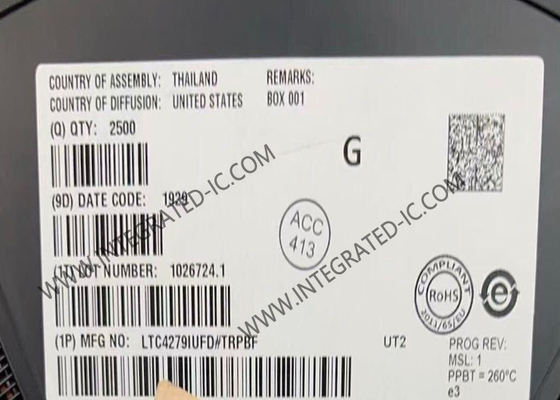 LTC4279IUFD 統合回路チップ シングルポート PoE 電力供給装置制御器
